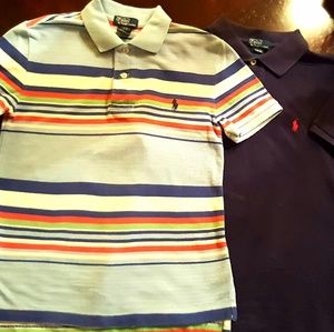 Ralph Lauren Boys size 8 short sleeve polo shirts